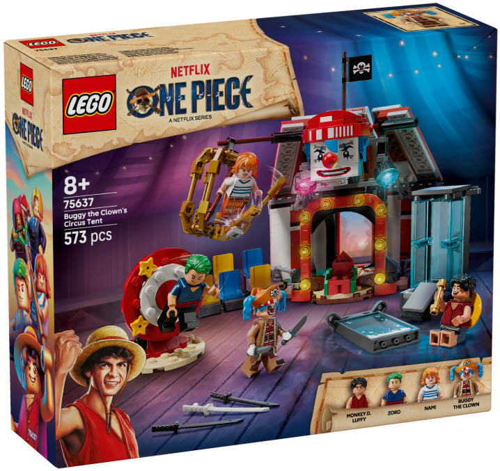 Verpackung: LEGO One Piece 75637 Zirkuszelt von Buggy dem Clown