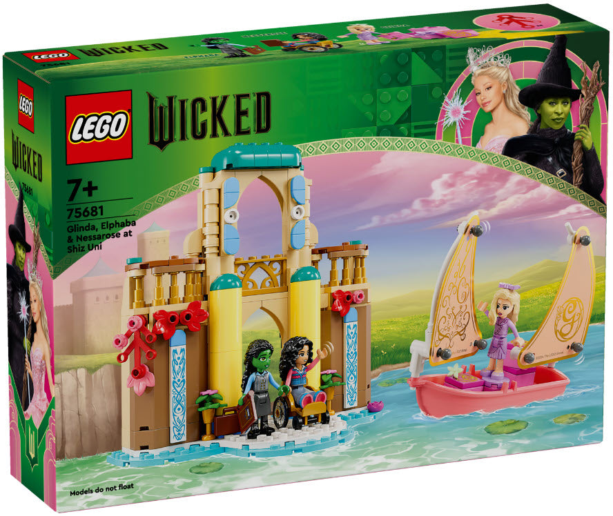 Verpackung: LEGO Wicked 75681 Glinda, Elphaba und Nessarose an der Universität Shiz
