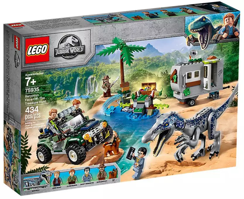 Verpackung: LEGO Jurassic World 75935 Baryonyx' Kräftemessen: die Schatzsuche