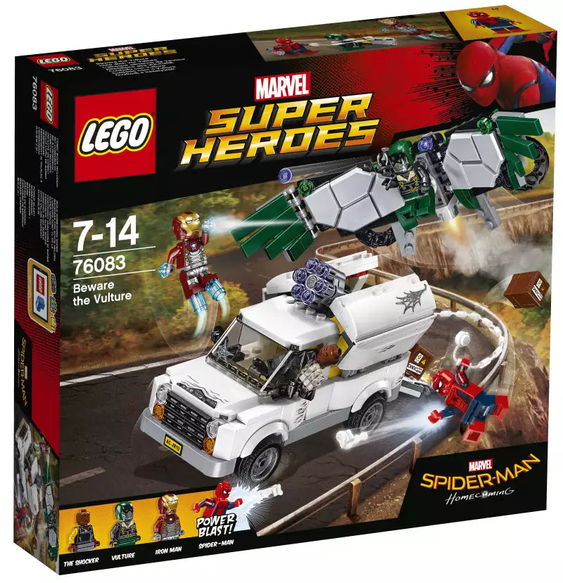 Verpackung: LEGO Super Heroes 76083 Hüte dich vor Vulture