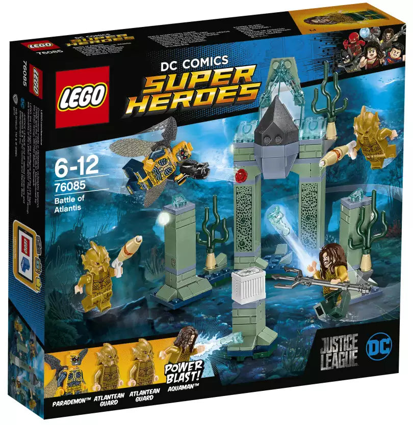 Verpackung: LEGO Super Heroes 76085 Das Kräftemessen um Atlantis