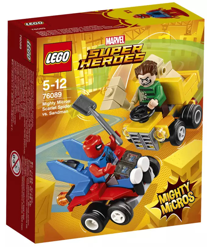 Verpackung: LEGO Super Heroes 76089 Scarlet Spider vs. Sandman