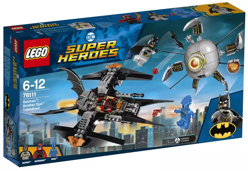 Verpackung: LEGO Super Heroes 76111 Batman: Brother Eye Gefangennahme