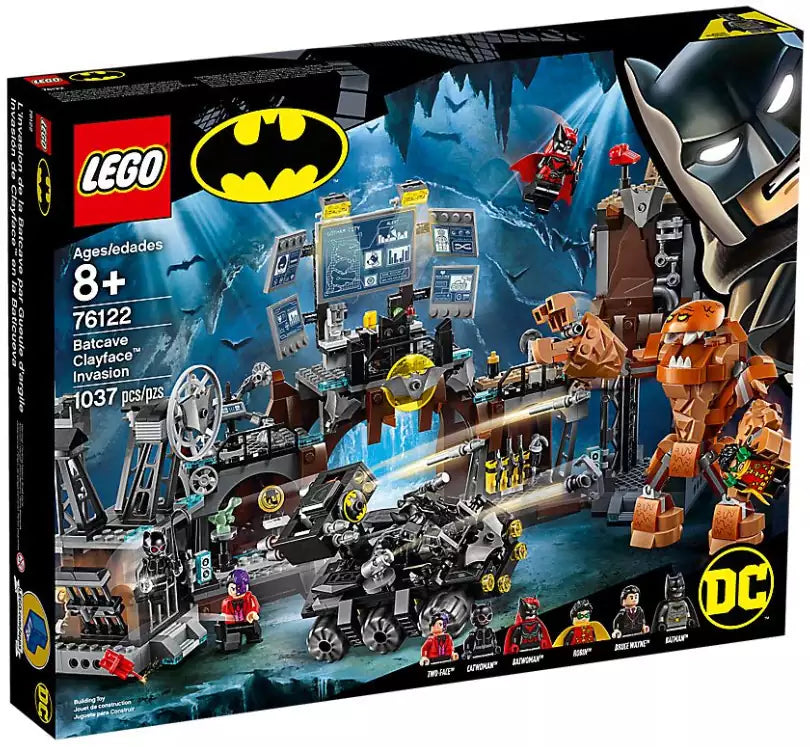 Verpackung: LEGO Super Heroes 76122 Clayface Invasion in die Bathöhle