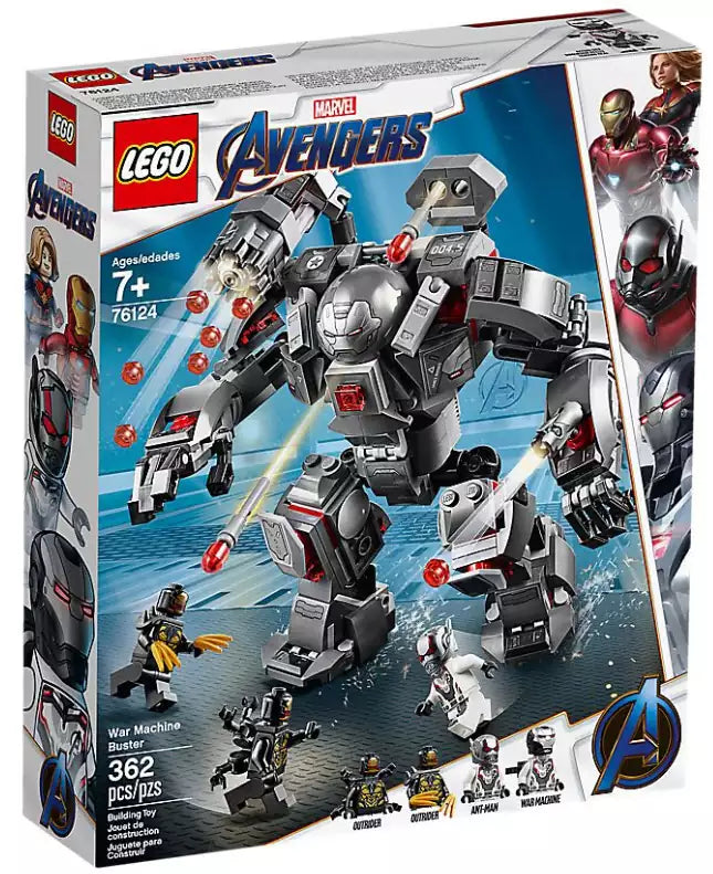 Verpackung: LEGO Super Heroes 76124 War Machine Buster
