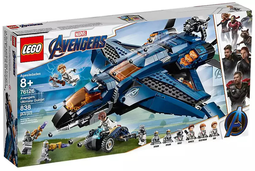 Verpackung: LEGO Super Heroes 76126 Ultimativer Avengers-Quinjet