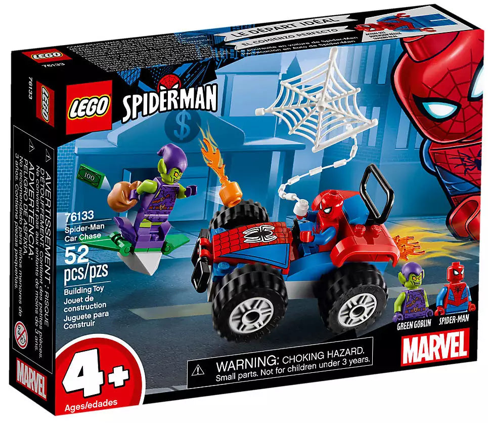Verpackung: LEGO Super Heroes 76133 Spider-Man Verfolgungsjagd