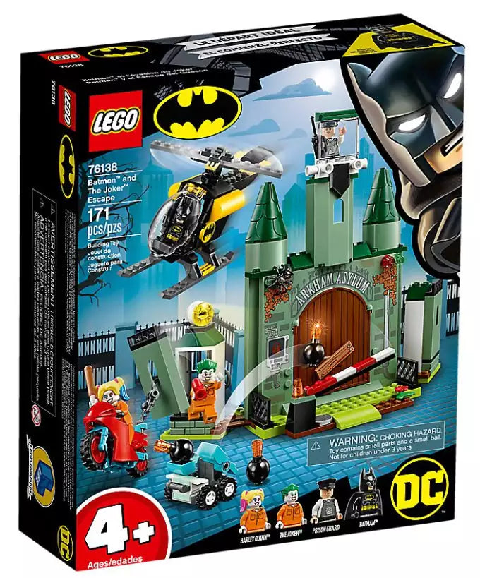 Verpackung: LEGO Super Heroes 76138 Joker auf der Flucht und Batman