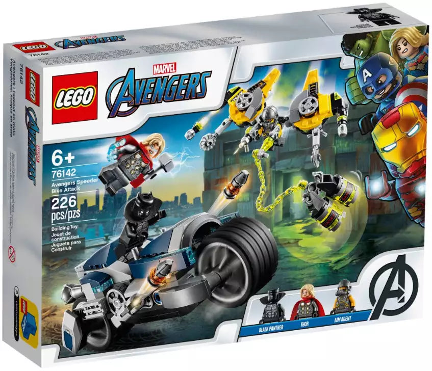 Verpackung: LEGO Super Heroes 76142 Avengers Speeder-Bike Attacke