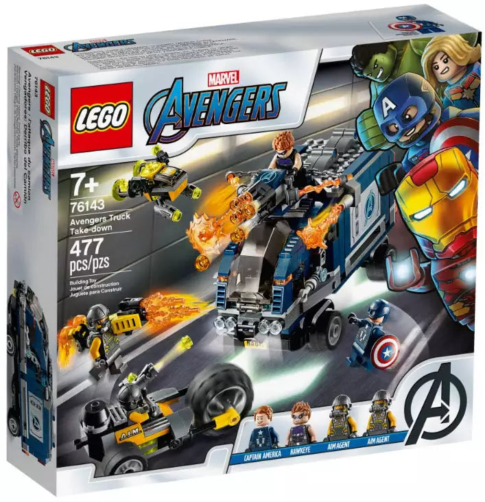 Verpackung: LEGO Super Heroes 76143 Avengers Truck-Festnahme