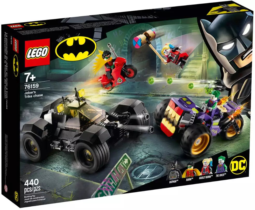 Verpackung: LEGO Super Heroes 76159 Jokers Trike-Verfolgungsjagd
