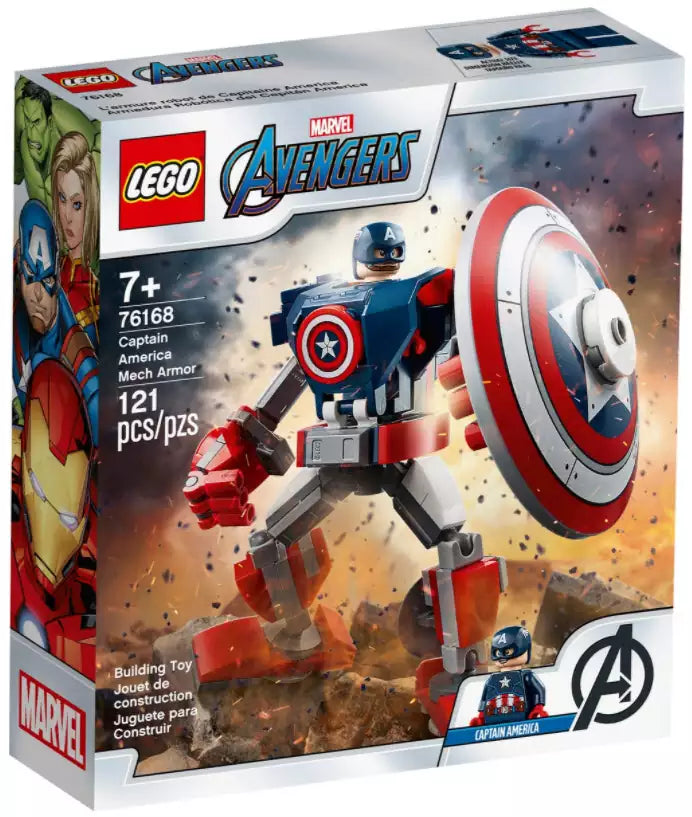 Verpackung: LEGO Super Heroes 76168 Captain America Mech