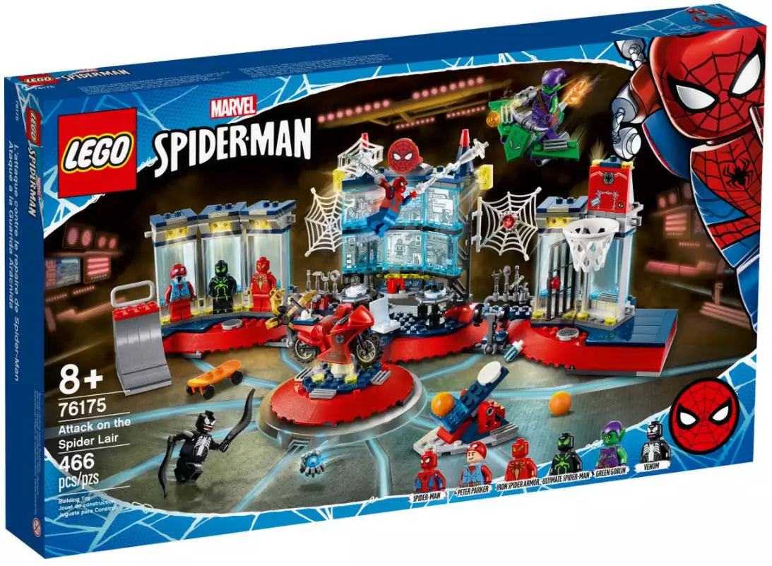 Verpackung: LEGO Super Heroes 76175 Angriff auf Spider-Mans Versteck