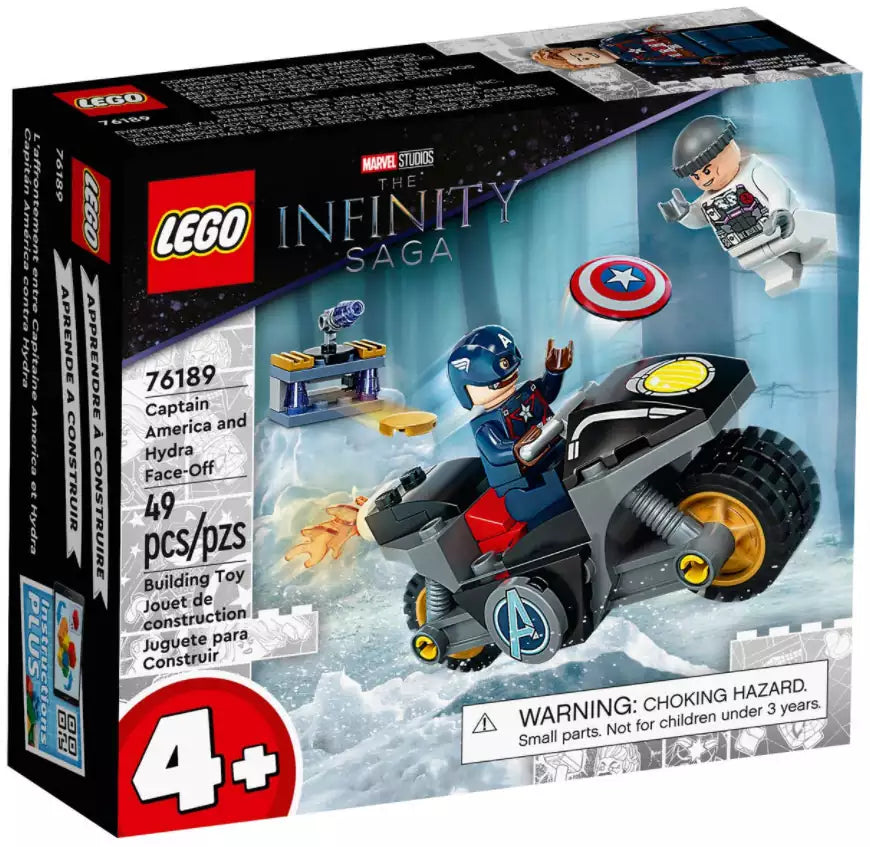 Verpackung: LEGO Super Heroes 76189 Duell zwischen Captain America und Hydra