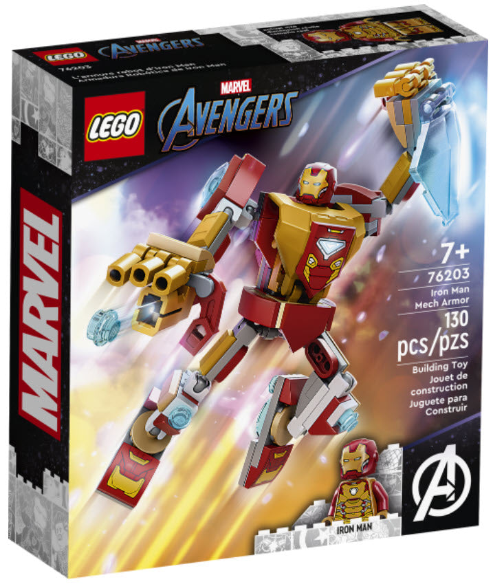 Verpackung: LEGO Super Heroes 76203 Iron Man Mech