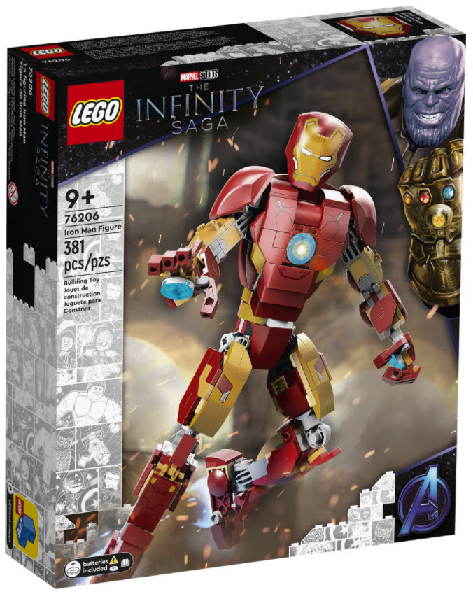 Verpackung: LEGO Super Heroes 76206 Iron Man Figur