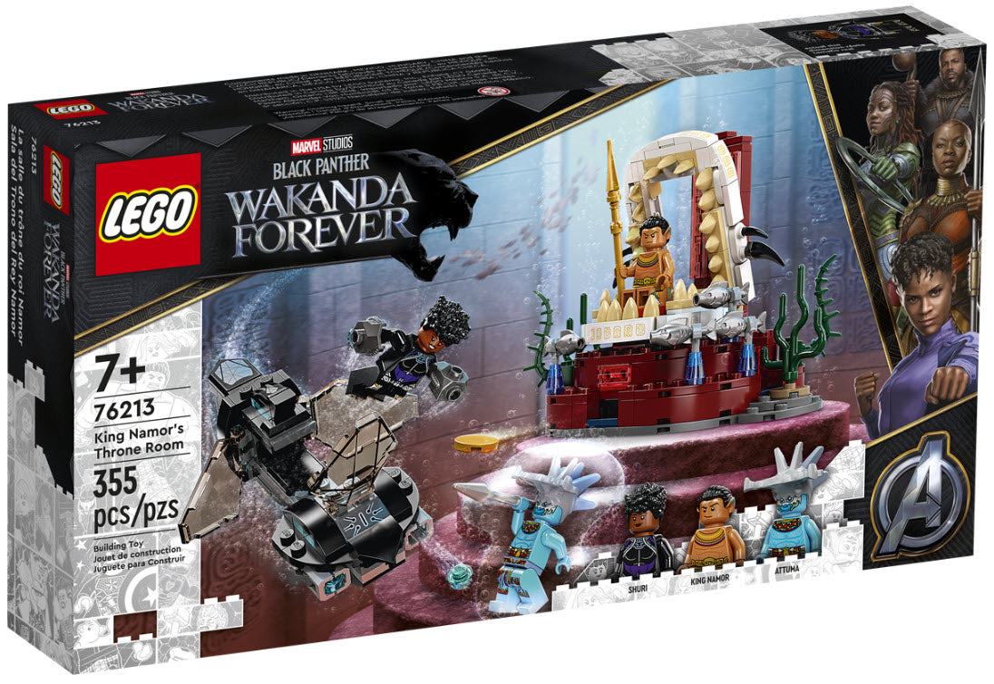 Verpackung: LEGO Super Heroes 76213 König Namors Thronsaal