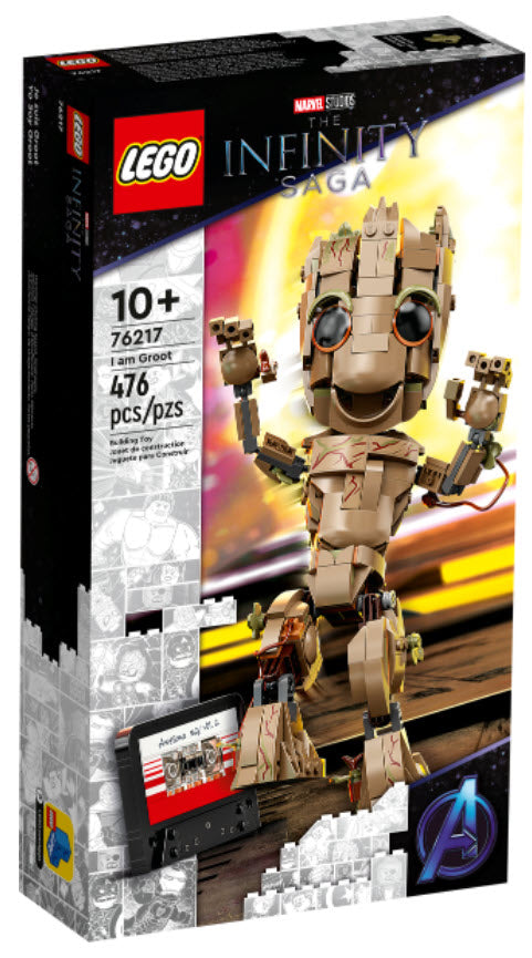 Verpackung: LEGO Super Heroes 76217 Ich bin Groot