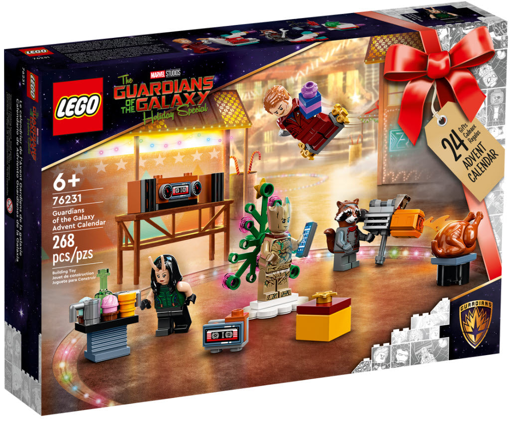 Verpackung: LEGO Guardians of the Galaxy 76231 Adventskalender 2022