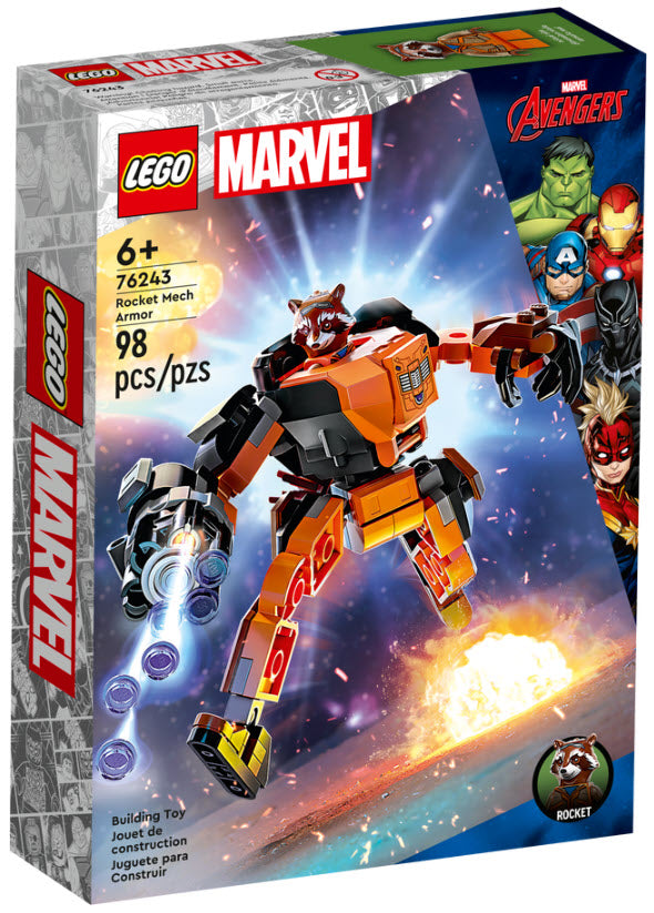 Verpackung: LEGO Super Heroes 76243 Rocket Mech