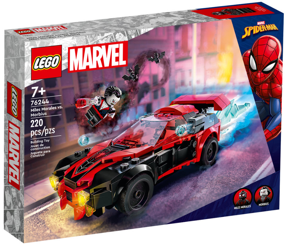 Verpackung: LEGO Super Heroes 76244 Miles Morales vs. Morbius