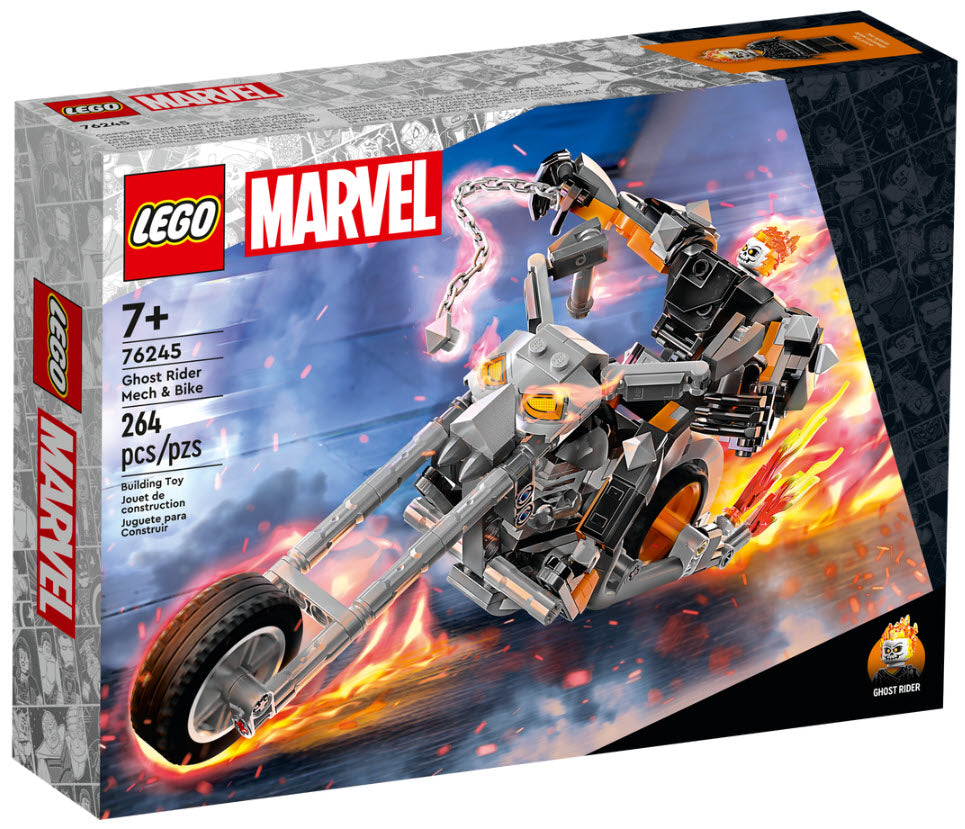 Verpackung: LEGO Super Heroes 76245 Ghost Rider mit Mech & Bike