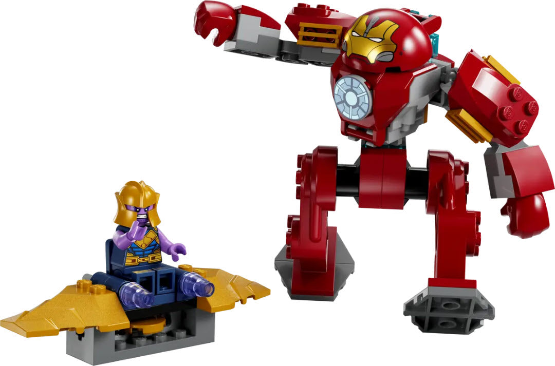 Inhalt: LEGO Super Heroes 76263 Iron Man Hulkbuster vs. Thanos 
