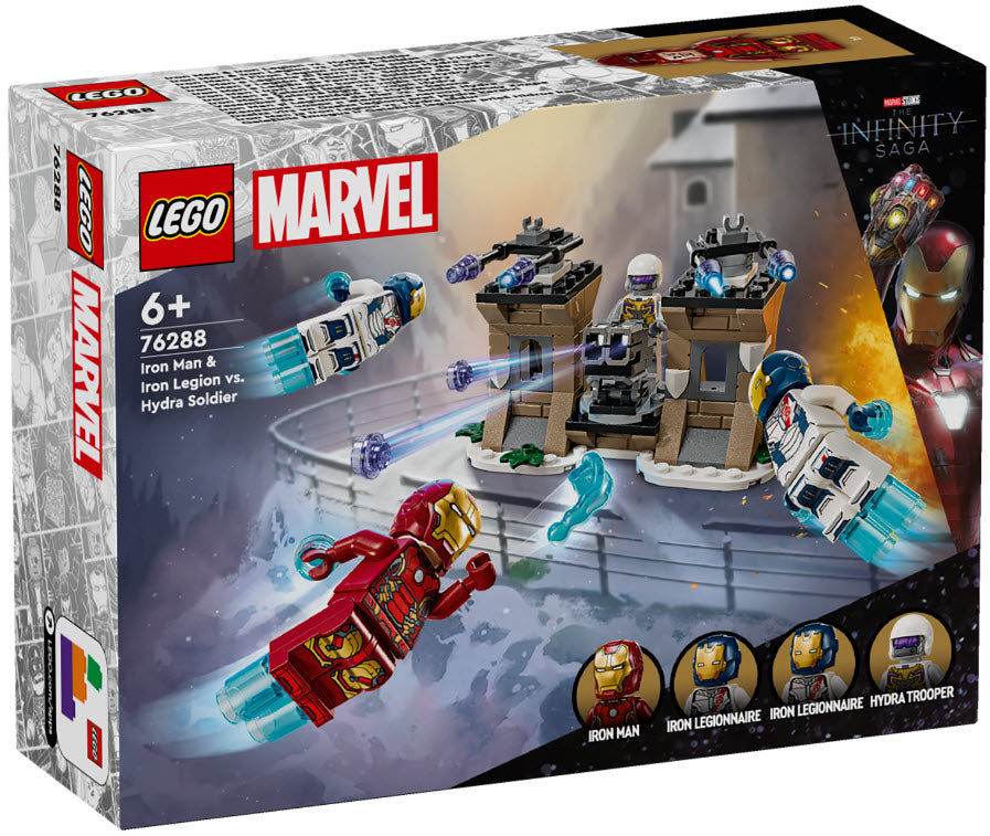 Verpackung: LEGO Super Heroes 76288 Iron Man & Iron Legion vs. HYDRA-Soldat