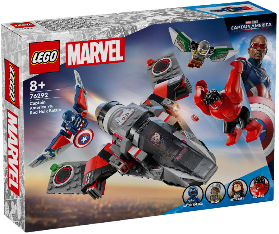 Verpackung: LEGO Super Heroes 76292 Showdown zwischen Captain America und Red Hulk
