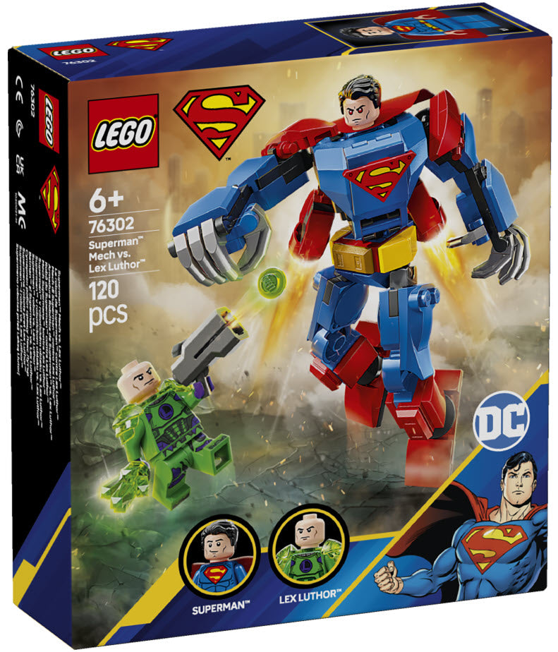 Verpackung: LEGO Super Heroes 76302 Superman Mech vs. Lex Luthor