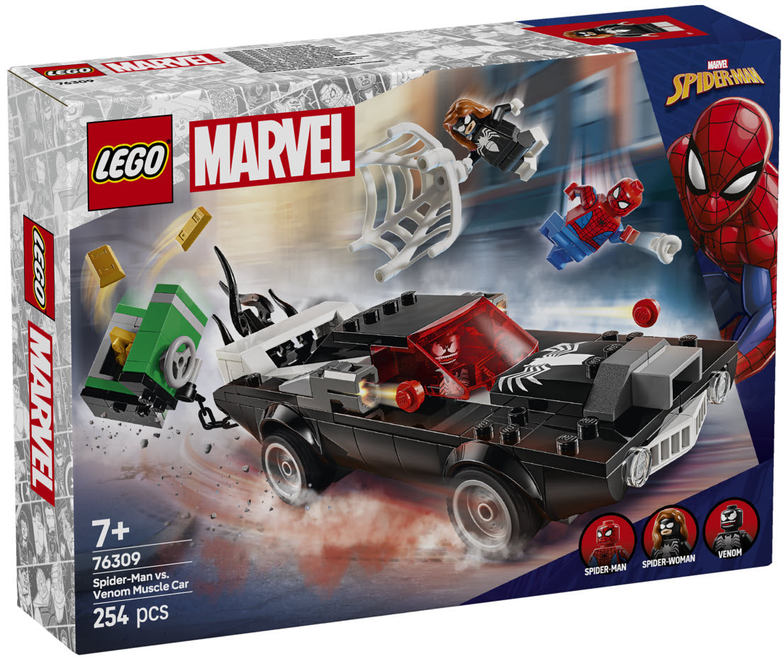 Verpackung: LEGO Super Heroes 76309 Spider-Man vs. Venom Muscle-Car