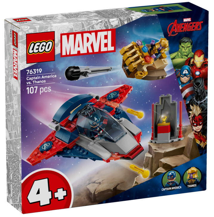 Verpackung: LEGO Super Heroes 76319 Captain America vs. Thanos