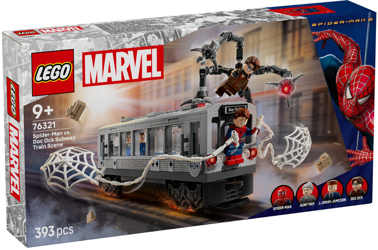 Verpackung: LEGO Super Heroes 76321 Spider-Man vs. Doc Ock: Showdown in der U-Bahn