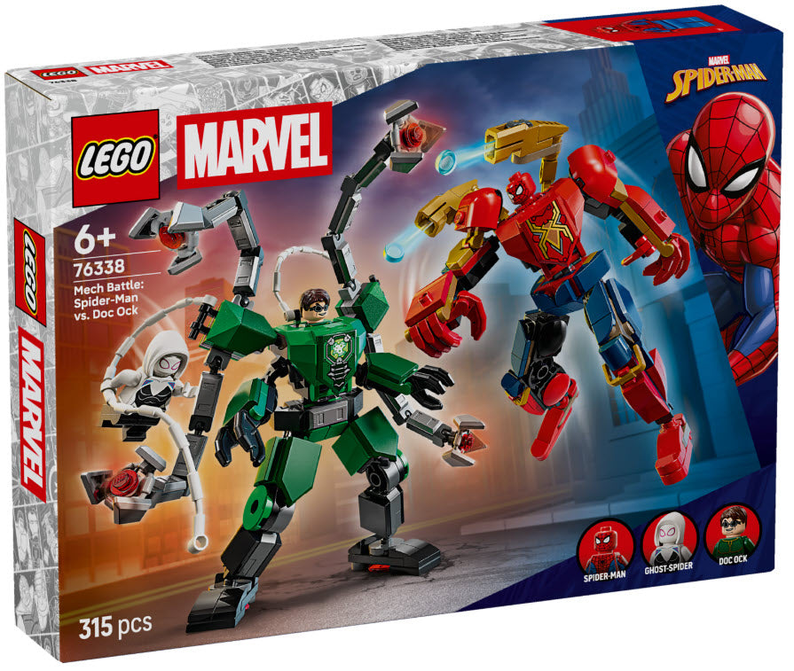 Verpackung: LEGO Super Heroes 76338 Mech-Duell: Spider-Man vs. Doc Ock