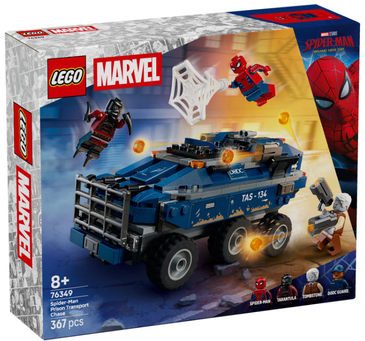 Verpackung: LEGO Super Heroes 76349 Spider-Man Jagt den Gefängnistransporter