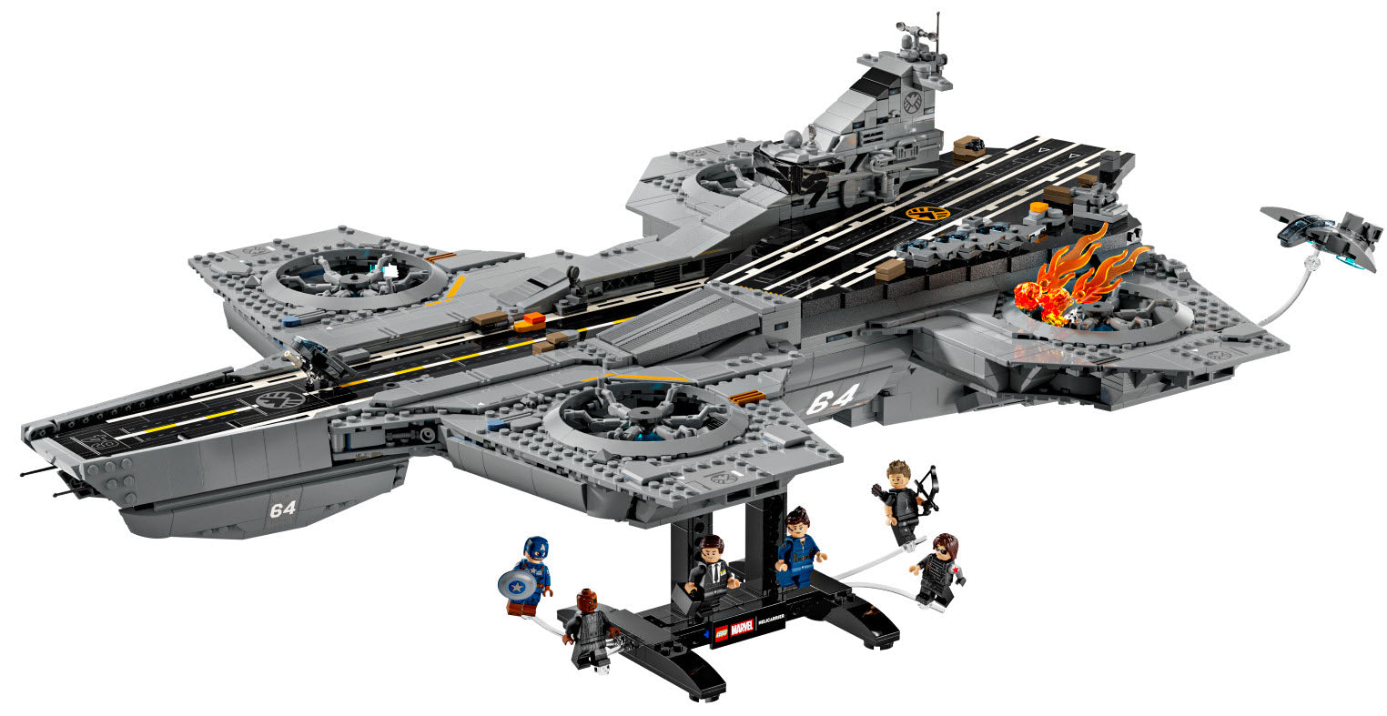 Inhalt: LEGO Super Heroes 76354 S.H.I.E.L.D.-Helicarrier