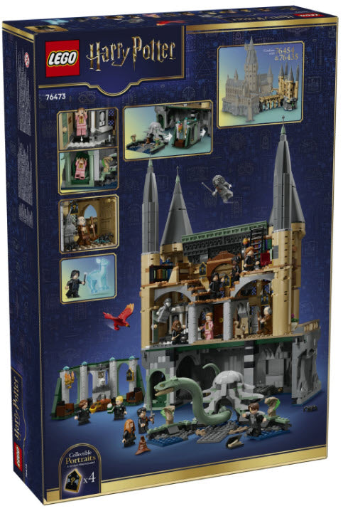 Box Rückseite: LEGO Harry Potter 76473 Schloss Hogwarts: Ostflügel