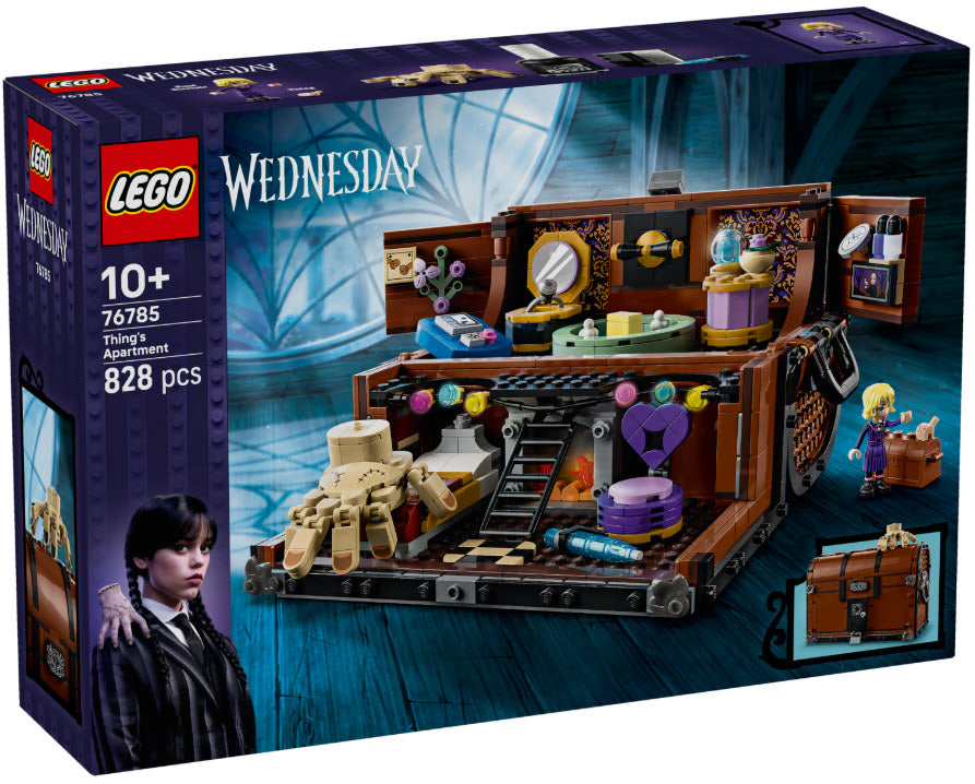 Verpackung: LEGO Wednesday 76785 Die Wohnung des Eiskalten Händchens