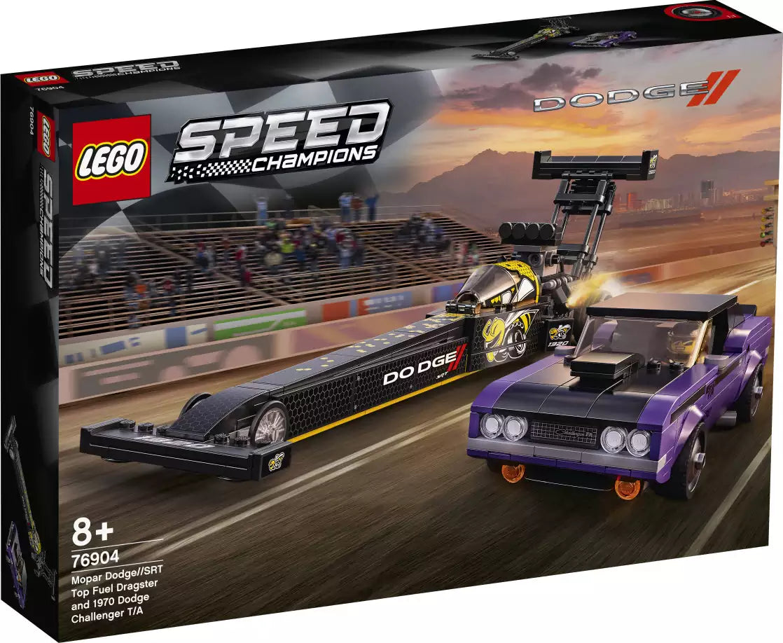Verpackung: LEGO Speed Champions 76904 Mopar Dodge//SRT Dragster & 1970 Dodge Challenger