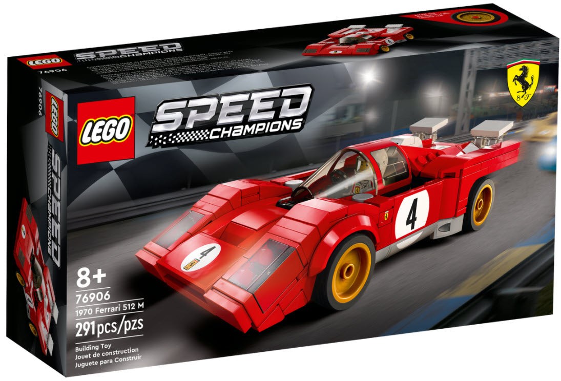 Verpackung: LEGO Speed Champions 76906 1970 Ferrari 512 M