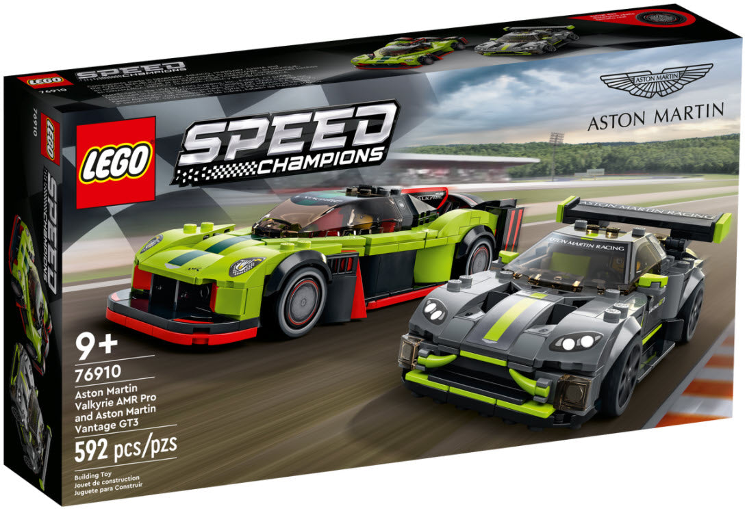 Verpackung: LEGO Speed Champions 76910 Aston Martin Valkyrie AMR Pro & Aston Martin Vantage GT3