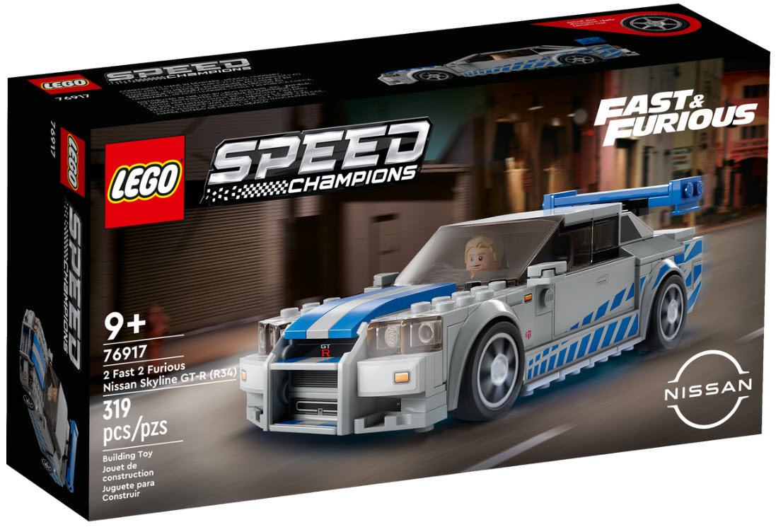 Verpackung: LEGO Speed Champions 76917 2 Fast 2 Furious – Nissan Skyline GT-R (R34)