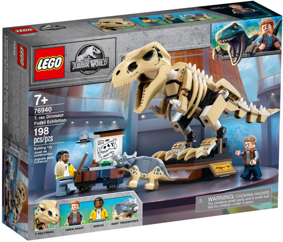 Verpackung: LEGO Jurassic World 76940 T. Rex-Skelett in der Fossilienausstellung