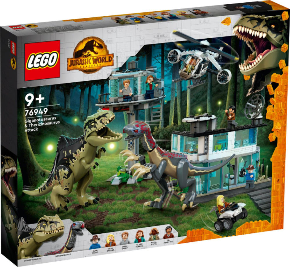 Verpackung: LEGO Jurassic World 76949 Giganotosaurus & Therizinosaurus Angriff