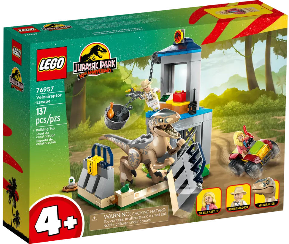 Verpackung: LEGO Jurassic World 76957 Flucht des Velociraptors