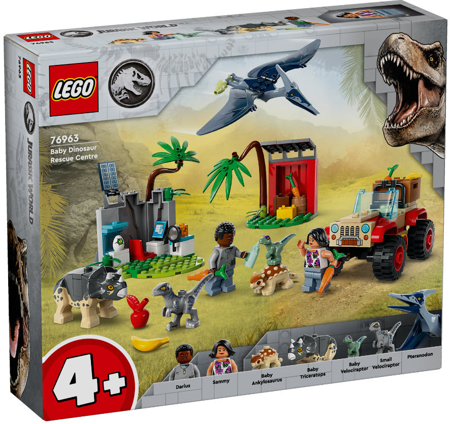 Verpackung: LEGO Jurassic World 76963 Rettungszentrum für Baby-Dinos