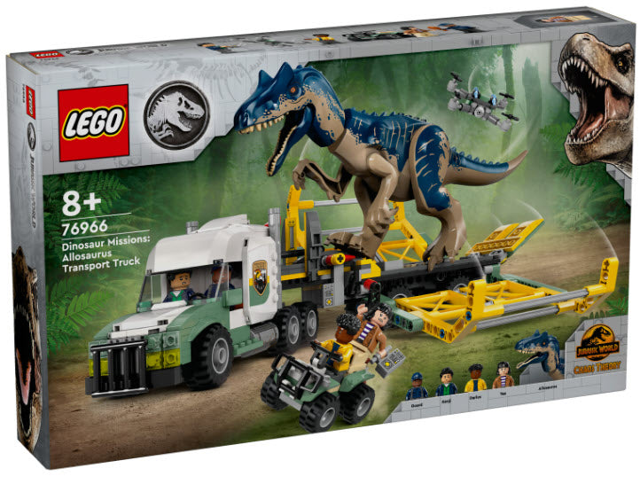 Verpackung: LEGO Jurassic World 76966 Dinosaurier-Missionen: Allosaurus-Transporter