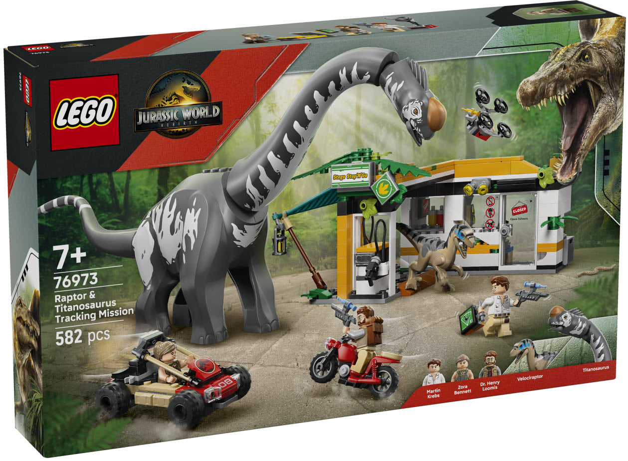 Verpackung: LEGO Jurassic World 76973 Raptor & Titanosaurus: Große Fährtensuche
