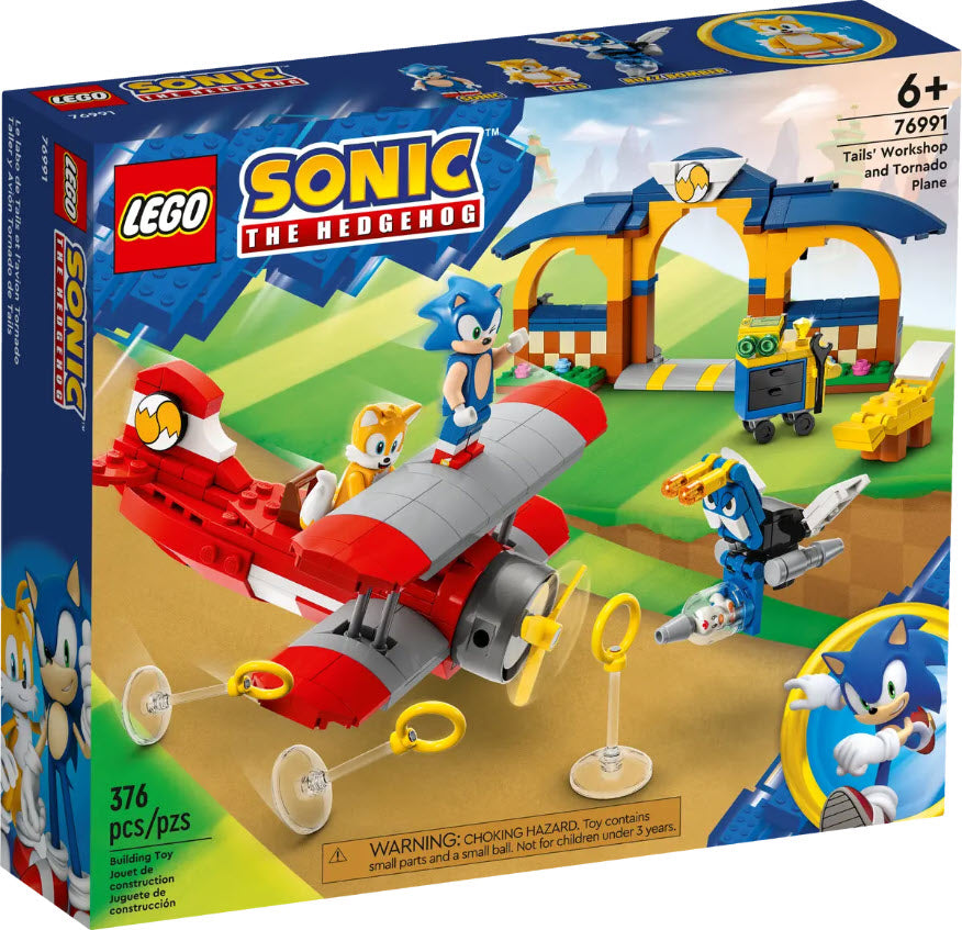 Verpackung: LEGO Sonic 76991 Tails‘ Tornadoflieger mit Werkstatt