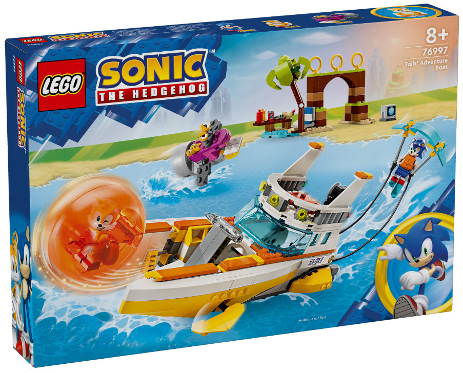 Verpackung: LEGO Sonic 76997 Tails’ Abenteuerboot